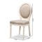 Baxton Studio Louis French Inspired Grey Fabric Upholstered and White Finished Wood Dining Chair, PK2 201-2PC-12331 - alternate 9